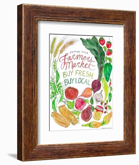 Farmer’s Market-Marcella Kriebel-Framed Art Print