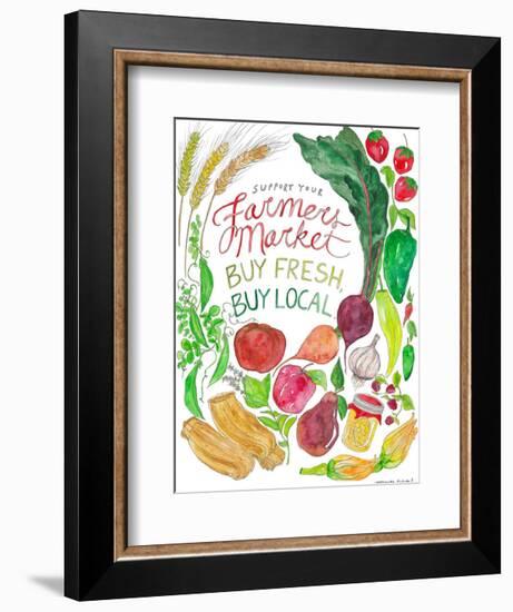 Farmer’s Market-Marcella Kriebel-Framed Art Print