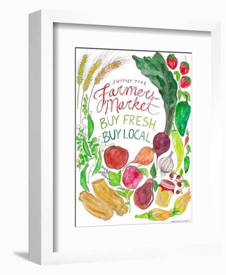 Farmer’s Market-Marcella Kriebel-Framed Art Print