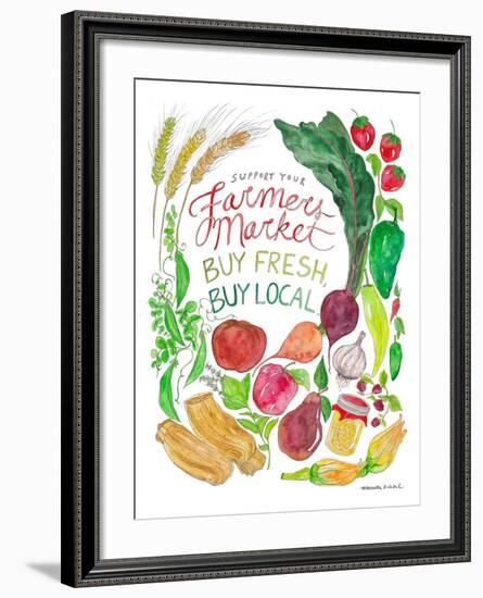 Farmer’s Market-Marcella Kriebel-Framed Art Print