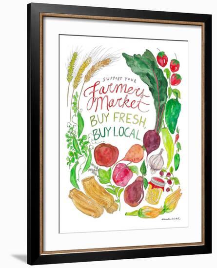 Farmer’s Market-Marcella Kriebel-Framed Art Print