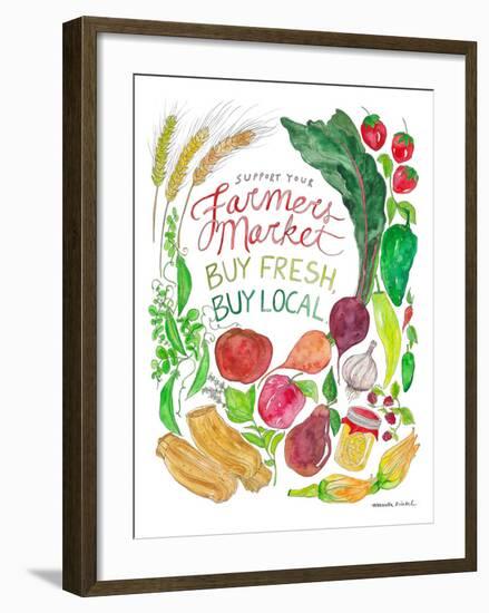 Farmer’s Market-Marcella Kriebel-Framed Art Print