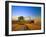 Farmer Unloading Wheat from Combine Near Colfax, Washington, USA-Chuck Haney-Framed Photographic Print