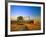 Farmer Unloading Wheat from Combine Near Colfax, Washington, USA-Chuck Haney-Framed Photographic Print