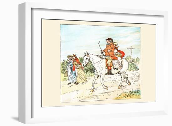 Farmer Went a Trotting on His Gray Mare-Randolph Caldecott-Framed Art Print