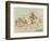 Farmer Went Trotting Upon His Grey Mare Bumpety Bumpety Bump-Randolph Caldecott-Framed Art Print