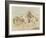 Farmer Went Trotting Upon His Grey Mare Bumpety Bumpety Bump-Randolph Caldecott-Framed Art Print