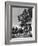 Farmers Family Saluting the Us Flag, During the Drought in Central and South Missouri-John Dominis-Framed Photographic Print