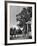 Farmers Family Saluting the Us Flag, During the Drought in Central and South Missouri-John Dominis-Framed Photographic Print