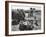 Farmers Having Lunch Brought and Served by Wives During Harvest of Spring Wheat in Wheat Farm-Gordon Coster-Framed Photographic Print