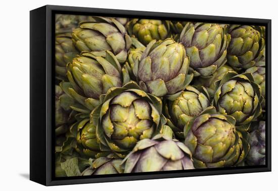 Farmers Market; Portland, Oregon-Justin Bailie-Framed Premier Image Canvas