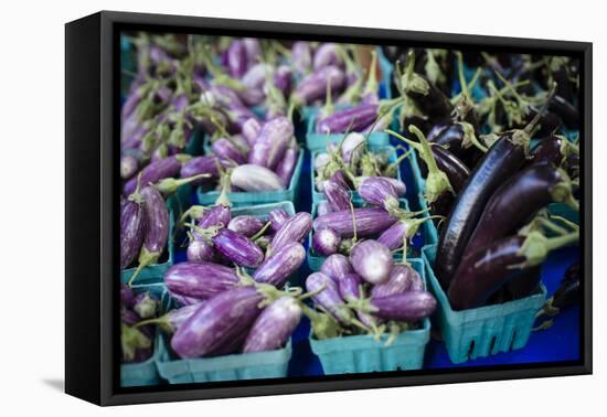 Farmers Market; Portland, Oregon-Justin Bailie-Framed Premier Image Canvas