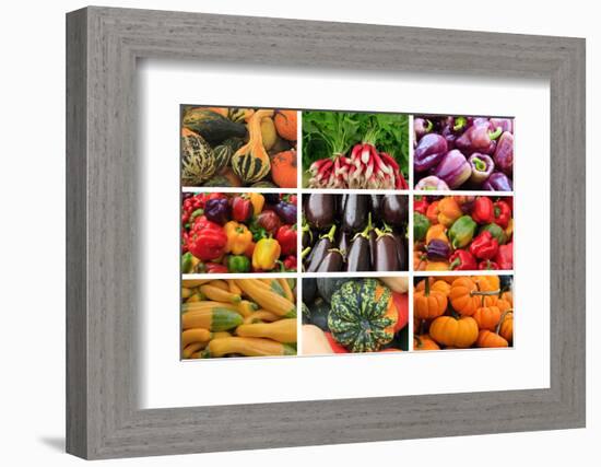 Farmers Market Produce, Connecticut-Mallorie Ostrowitz-Framed Photographic Print