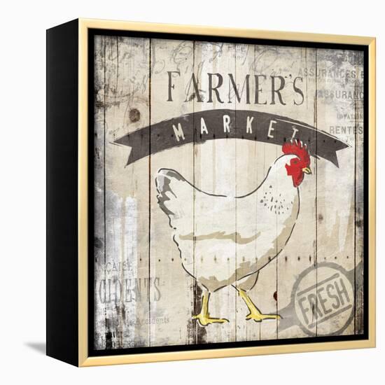 Farmers Market-OnRei-Framed Stretched Canvas