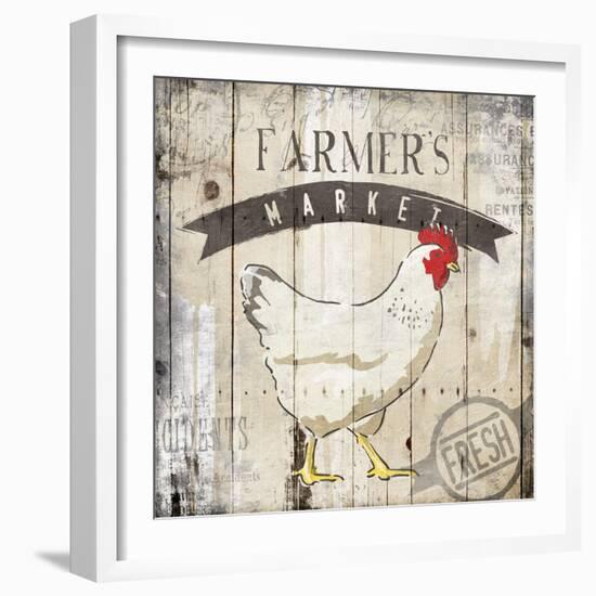 Farmers Market-OnRei-Framed Art Print