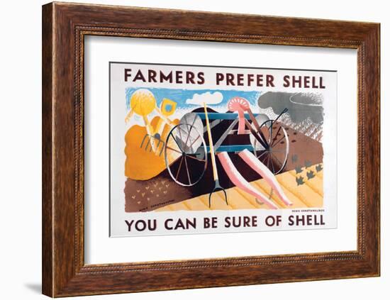 Farmers Prefer Shell-null-Framed Art Print