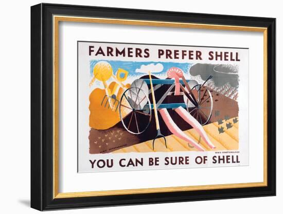 Farmers Prefer Shell-null-Framed Art Print