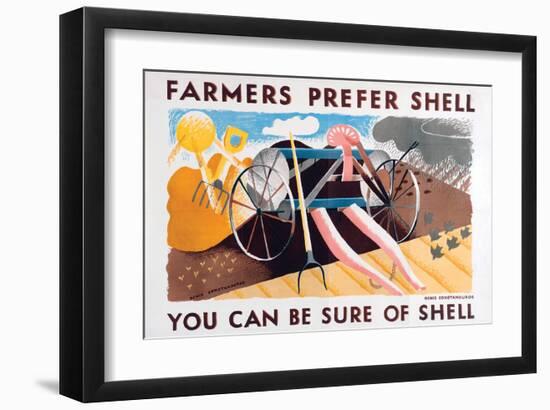 Farmers Prefer Shell-null-Framed Art Print