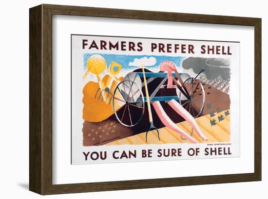 Farmers Prefer Shell-null-Framed Art Print