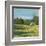 Farmhouse Across the Meadow-Sue Schlabach-Framed Art Print