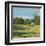 Farmhouse Across the Meadow-Sue Schlabach-Framed Art Print