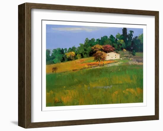 Farmhouse at Noon-Peter Fiore-Framed Art Print