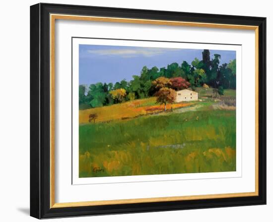 Farmhouse at Noon-Peter Fiore-Framed Art Print