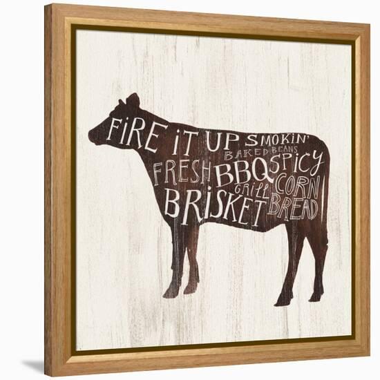 Farmhouse BBQ II-Victoria Borges-Framed Stretched Canvas