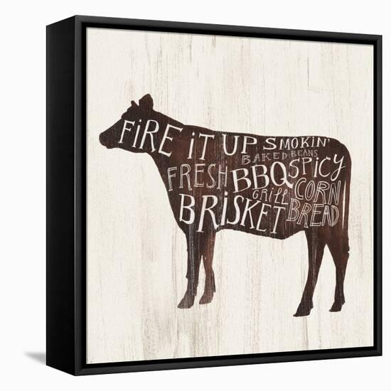 Farmhouse BBQ II-Victoria Borges-Framed Stretched Canvas