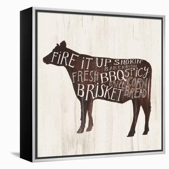 Farmhouse BBQ II-Victoria Borges-Framed Stretched Canvas
