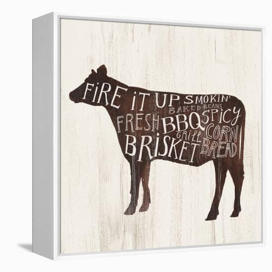 Farmhouse BBQ II-Victoria Borges-Framed Stretched Canvas