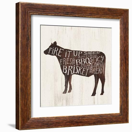 Farmhouse BBQ II-Victoria Borges-Framed Art Print