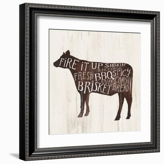 Farmhouse BBQ II-Victoria Borges-Framed Art Print