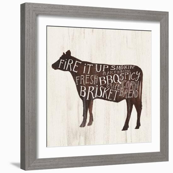 Farmhouse BBQ II-Victoria Borges-Framed Premium Giclee Print