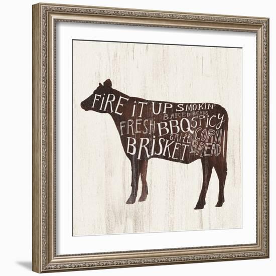 Farmhouse BBQ II-Victoria Borges-Framed Art Print