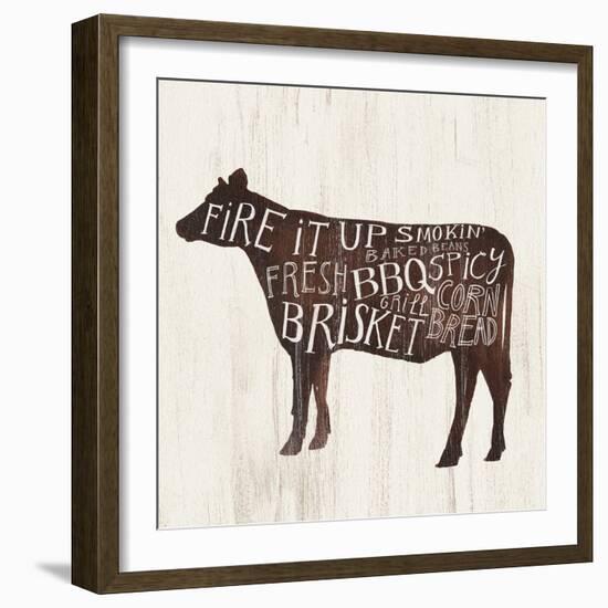 Farmhouse BBQ II-Victoria Borges-Framed Art Print