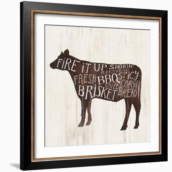 Farmhouse BBQ II-Victoria Borges-Framed Art Print