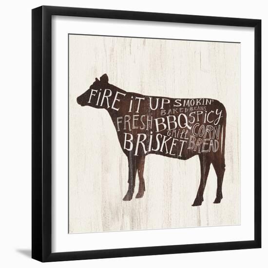 Farmhouse BBQ II-Victoria Borges-Framed Art Print