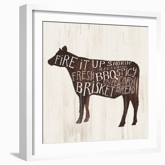 Farmhouse BBQ II-Victoria Borges-Framed Art Print