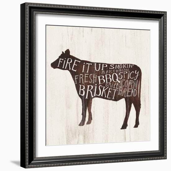 Farmhouse BBQ II-Victoria Borges-Framed Art Print