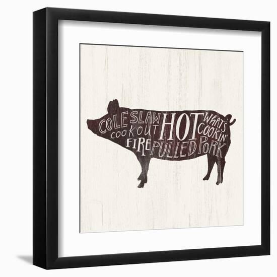 Farmhouse BBQ IV-Victoria Borges-Framed Art Print