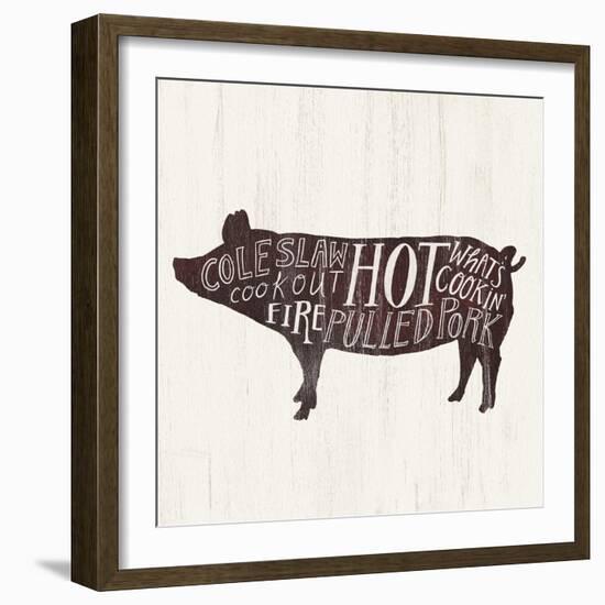 Farmhouse BBQ IV-Victoria Borges-Framed Art Print