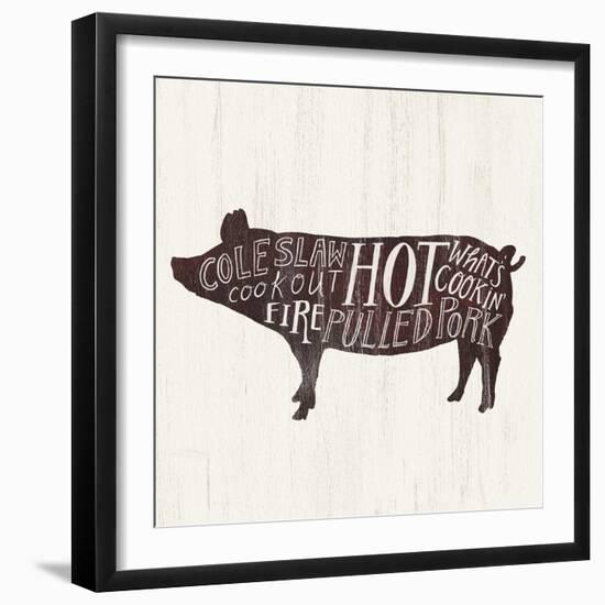 Farmhouse BBQ IV-Victoria Borges-Framed Art Print