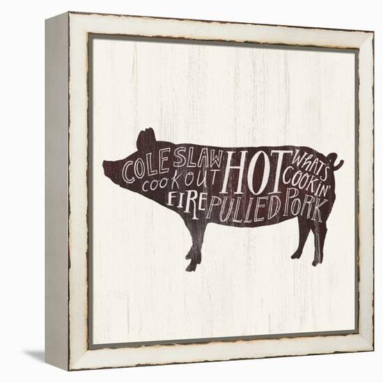 Farmhouse BBQ IV-Victoria Borges-Framed Stretched Canvas