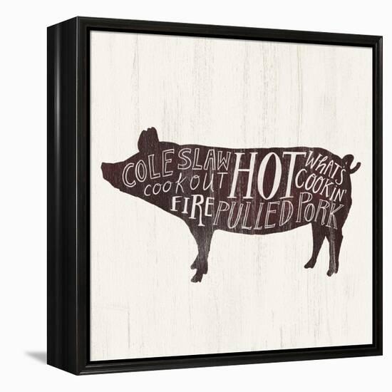 Farmhouse BBQ IV-Victoria Borges-Framed Stretched Canvas