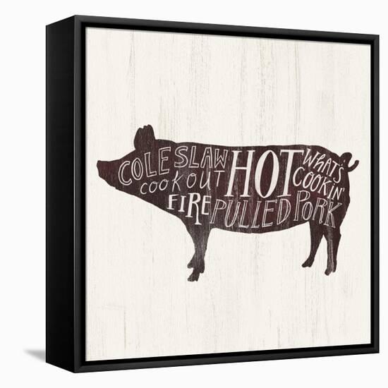 Farmhouse BBQ IV-Victoria Borges-Framed Stretched Canvas