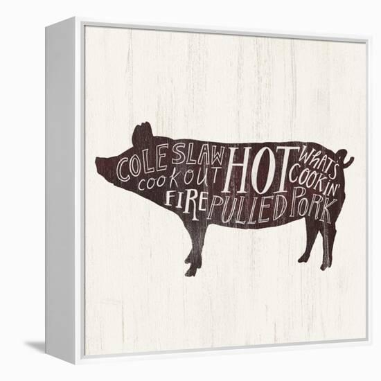 Farmhouse BBQ IV-Victoria Borges-Framed Stretched Canvas