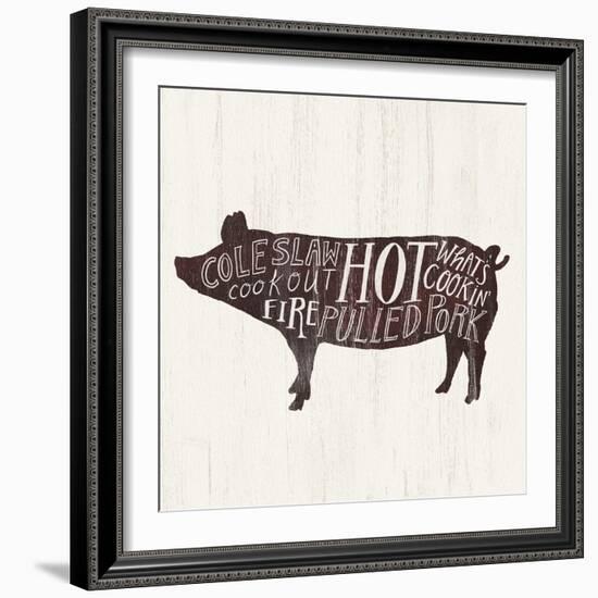Farmhouse BBQ IV-Victoria Borges-Framed Premium Giclee Print