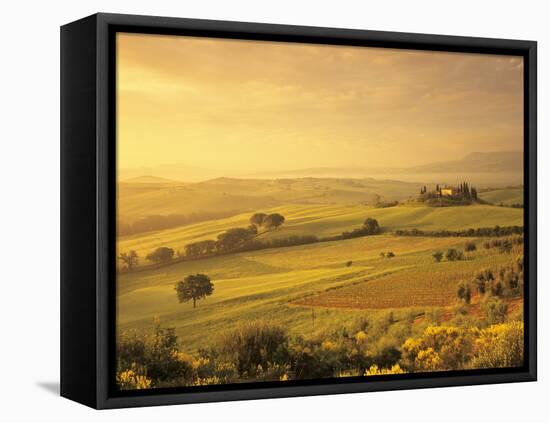 Farmhouse Belvedere at Sunrise-Markus Lange-Framed Premier Image Canvas