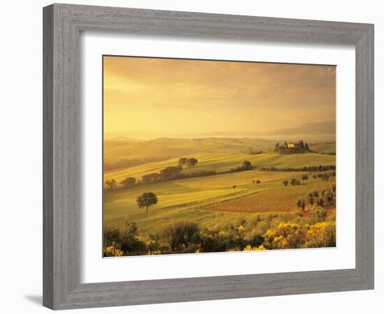 Farmhouse Belvedere at Sunrise-Markus Lange-Framed Photographic Print